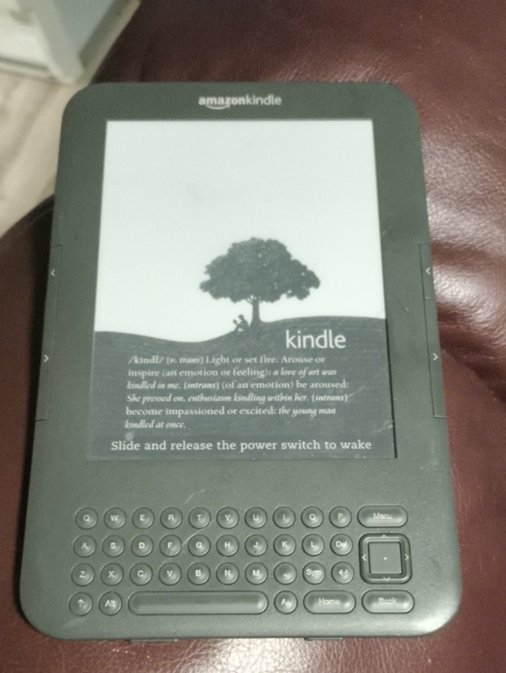 Kindle E-reader with Keyboard — Black